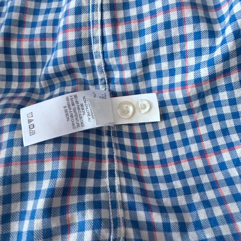 Vineyard Vines Shirt Shep & Ian Window Pane Button Down Collar Crosby Slim Fit - Picture 12 of 16